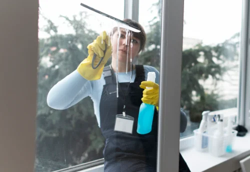 Nettoyage de vitres intérieures et extérieures à Blaudeix